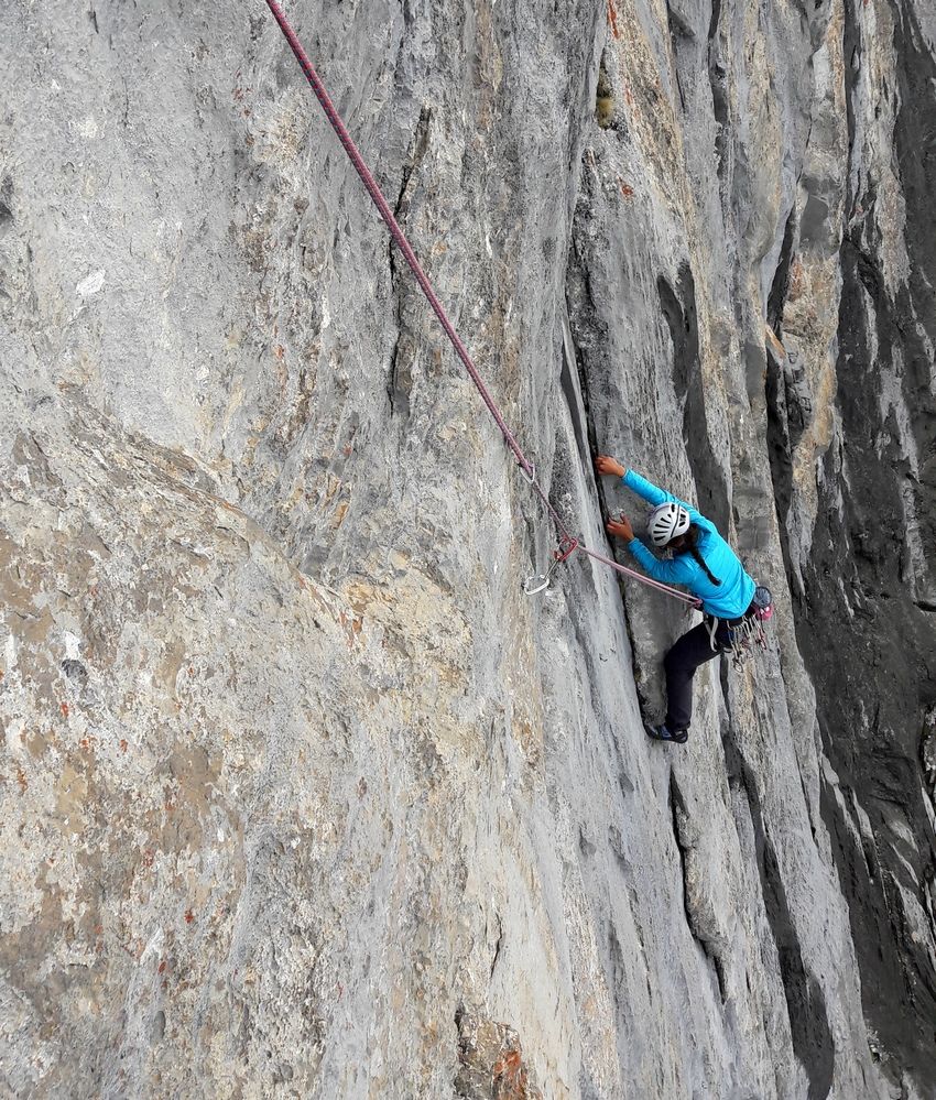Escalade en grandes voies (photo 2)