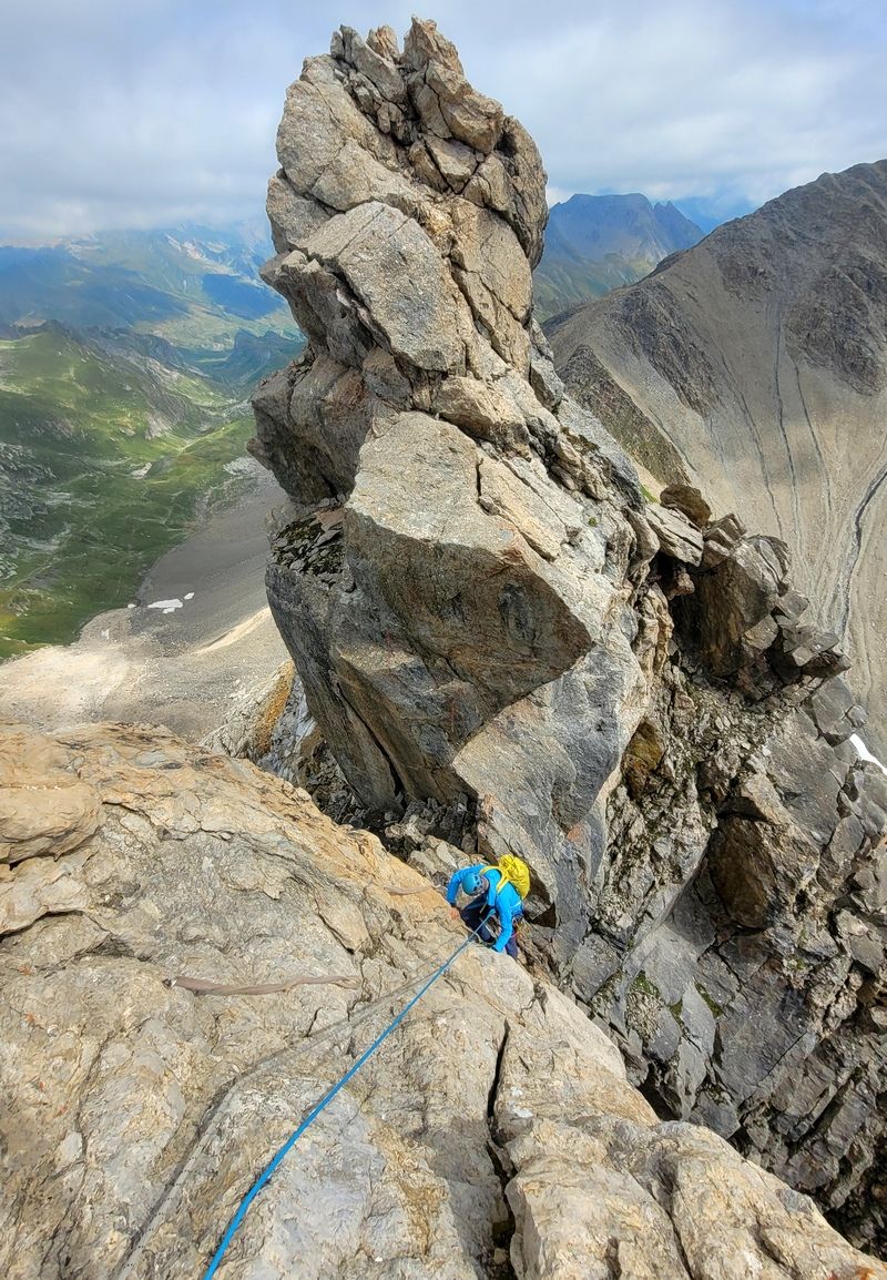Escalade en grandes voies (photo 7)